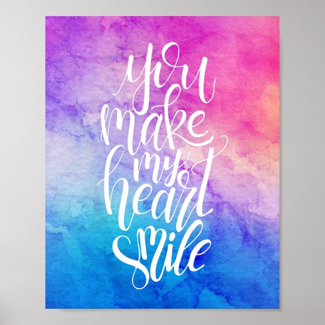 You Make My Heart Smile Poster (Front)