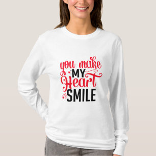 You Make My Heart Smile Women’s Long Sleeve T-Shirt