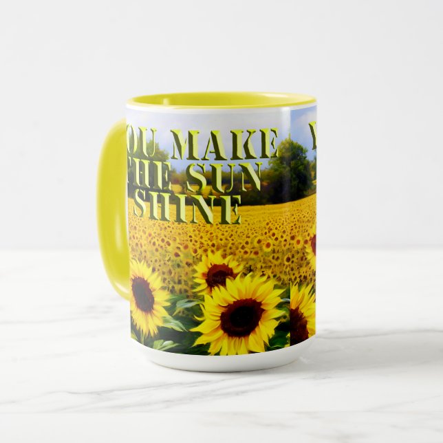 You Make My Sun Shine, Coffee Mug (Front Left)