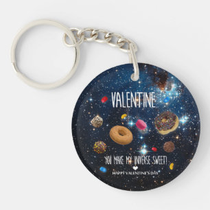 You make my universe sweet Valentine Key Ring
