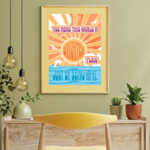 You Make This World a Brighter Place Boho Poster