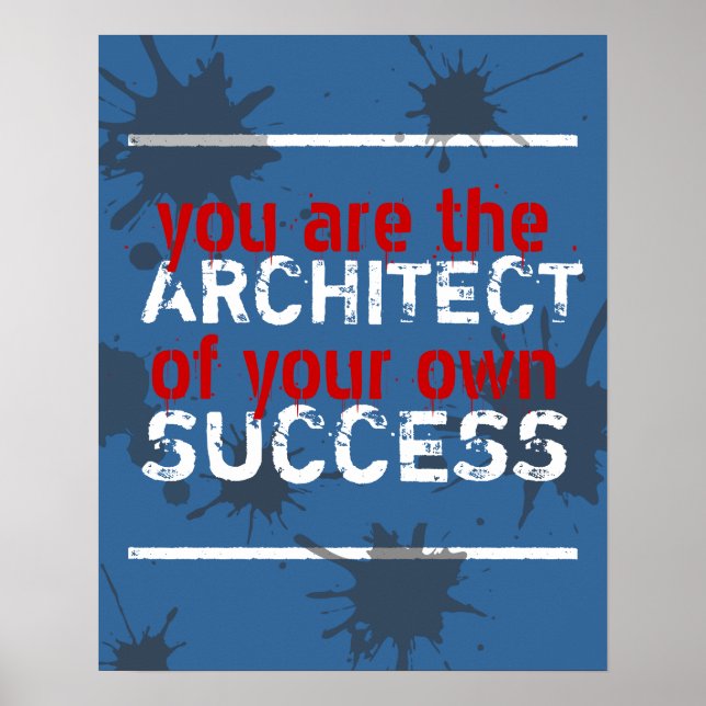 You Make Your Own Success Poster (Front)