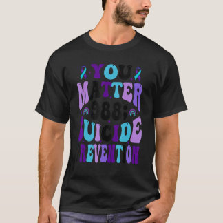 You Matter 988 Suicide Prevention Awareness Ribbon T-Shirt