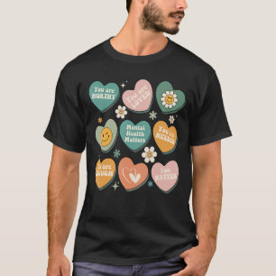 You Matter Kindness Be Kind Groovy Mental Health M T-Shirt