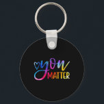 You Matter - Mental Health Awareness Inspirational Key Ring<br><div class="desc">You Matter - Mental Health Awareness Inspirational Gifts</div>