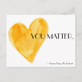 You Matter Postcard