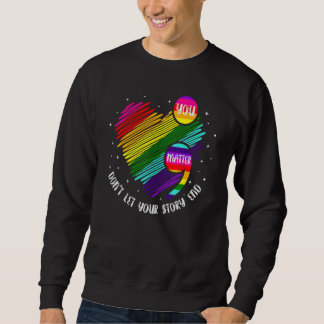 You Matter Semicolon Suicide Mental Health Awarene Sweatshirt