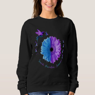 You Matter Suicide Prevention Teal Purple Awarenes Sweatshirt