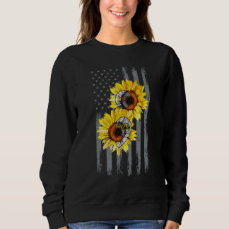You Matter Sunflower American Flag Suicide Prevent Sweatshirt