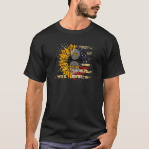 You Matter Sunflower American Flag Suicide Prevent T-Shirt