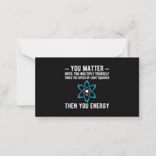 you matter until you multiply yourself times butto advice card