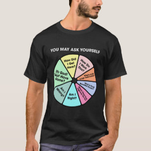 You May Ask Yourself 80'S Pop Music Pie Ch T-Shirt