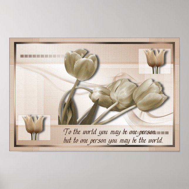 You May Be the World Poster (Front)