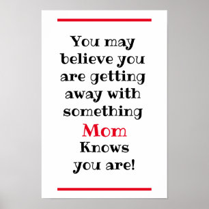 You May Believe   I Know Humourous Poster