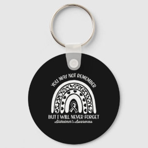 You May Not Remember Alzheimer's awareness Month Key Ring