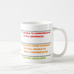 You May Speak Now Mug with Fill Lines