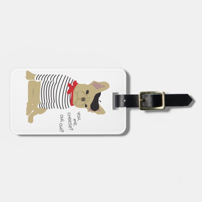 You, me, cheese? luggage tag (Front Horizontal)