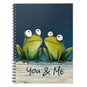 You & Me Frogs – Cute Romantic Animal Art Notebook