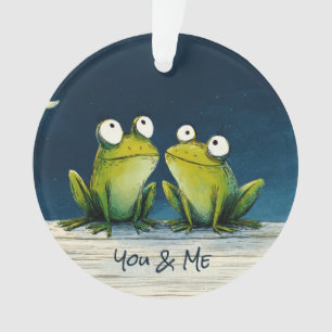 You & Me Frogs – Cute Romantic Animal Art Ornament