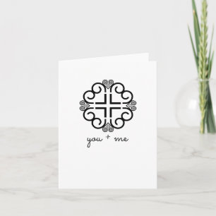 You + Me Hmong inspired card