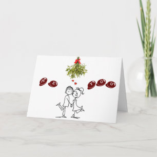 *YOU & ME* MISTLETOE & SEE WHAT HAPPENS! HOLIDAY CARD