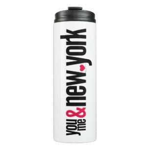 You Me & New York Thermal Tumbler Romantic Travel
