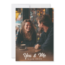 You & Me – Personalised Photo Valentine Card