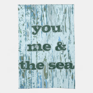 You Me & The Sea Tea Towel