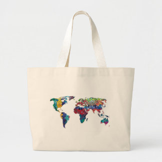 You Mean the World to Me Collection Large Tote Bag