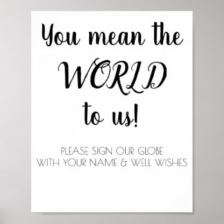 You mean the world to us. Guest Globe sign in.
