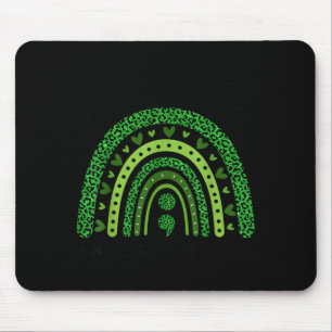 You Mental Health Awareness Rainbow Men Women Kids Mouse Pad
