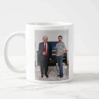 You Met President Donald Trump | Add Your Photo Large Coffee Mug