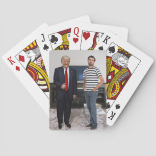 You Met President Donald Trump Add Your Photo Playing Cards