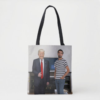 You Met President Donald Trump | Add Your Photo Tote Bag