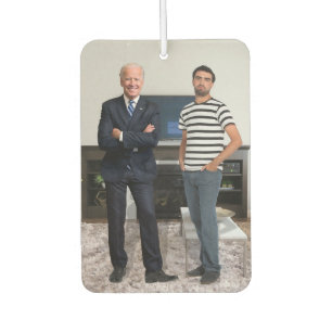 You Met President Joe Biden Add Your Photo Car Air Freshener