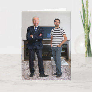 You Met President Joe Biden   Add Your Photo Card