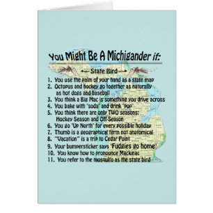 You Might Be A Michigander If:
