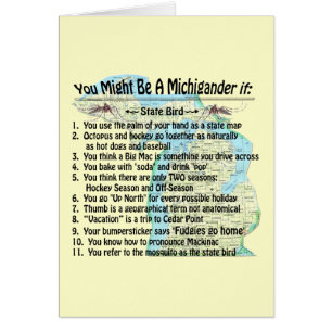 You Might Be A Michigander If: