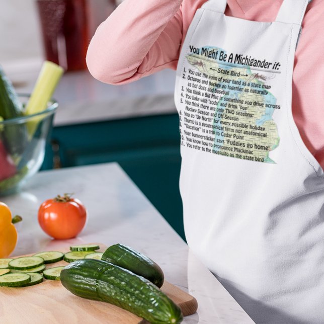 You Might Be A Michigander If: Kids Apron (Creator Uploaded)