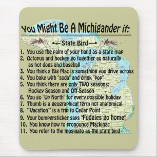 You Might Be A Michigander If: Mouse Pad