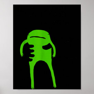 You Must Accept The Frog Funny Meme Saying Quote  Poster