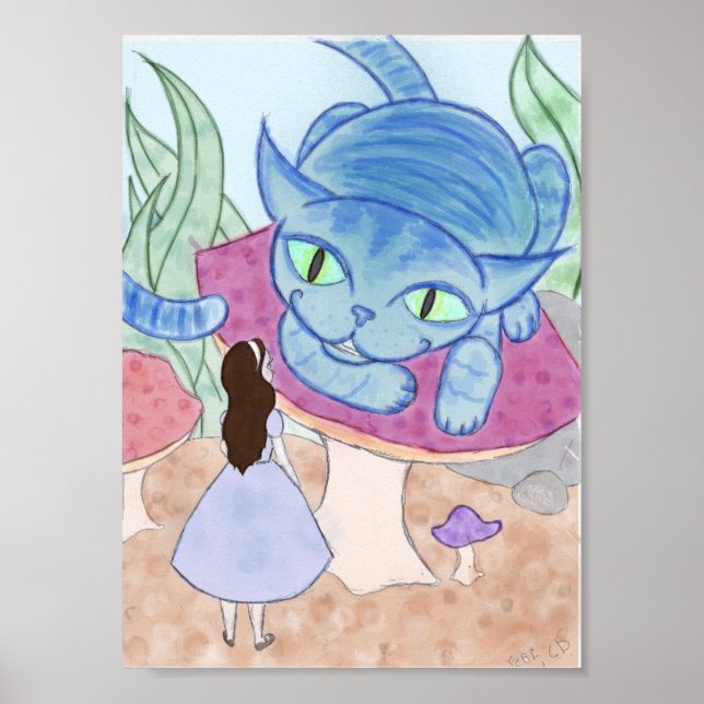 "You must be," said the Cat value matte light Poster (Front)