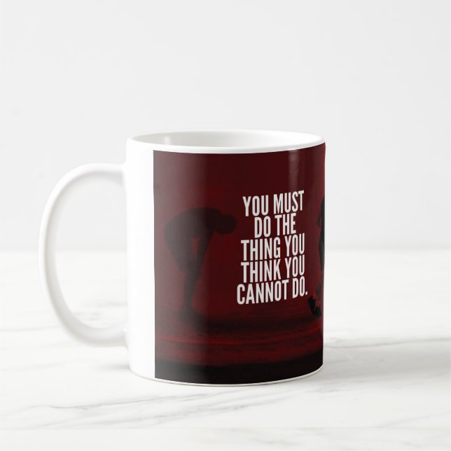 You Must Do - Workout Motivational Coffee Mug (Left)
