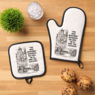 You Must Remember Or I'll Have You Executed King Oven Mitt & Pot Holder Set