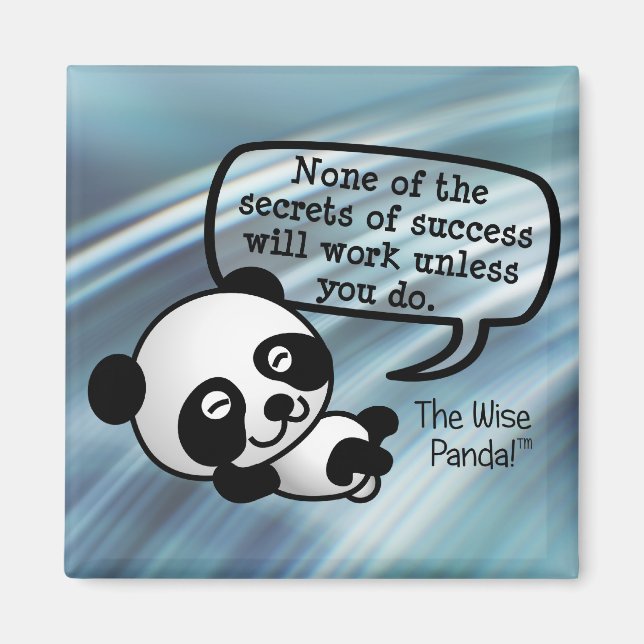 You must work hard for success magnet (Front)