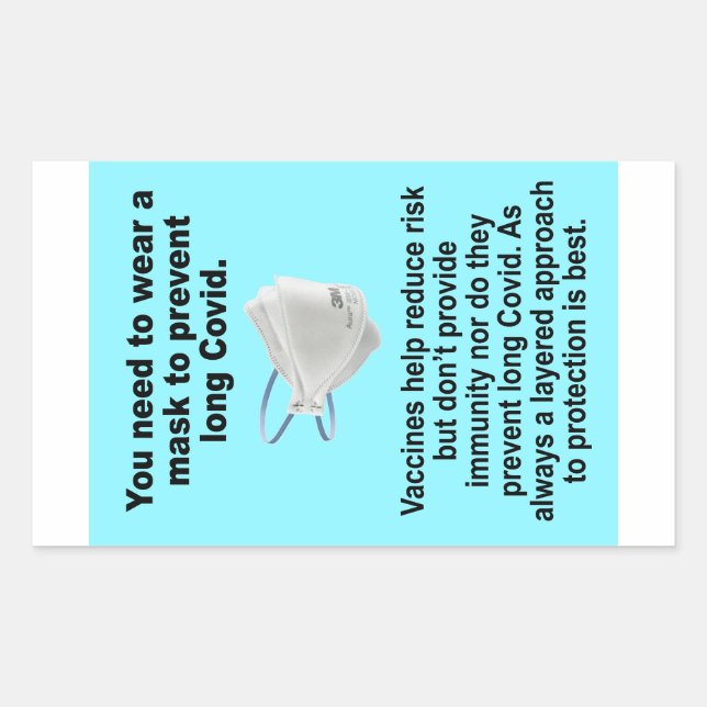 You need to wear a mask to prevent paper stickers (Front)