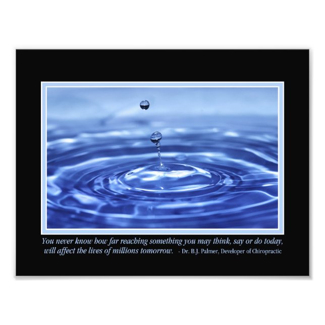 You Never Know Palmer Quote 11" x 8.5" Photo Print (Front)