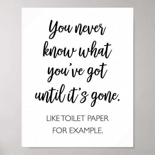 You Never Know What You Got Poster (Front)