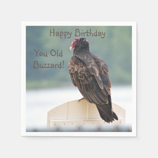 You Old Buzzard Birthday Napkin (Front)