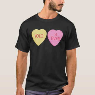 You Only Live Happy Valentines Day Conversation He T-Shirt
